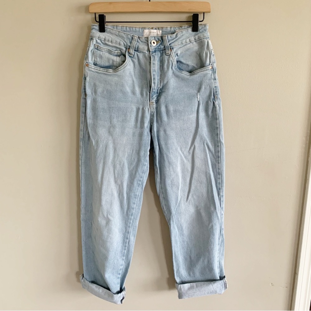 Cotton on •stretch straight boyfriend jeans 6